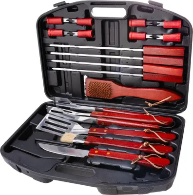 Image de Set d'ustensiles Strend Pro Grill, pour rôtir, 19 pieces, en mallette
