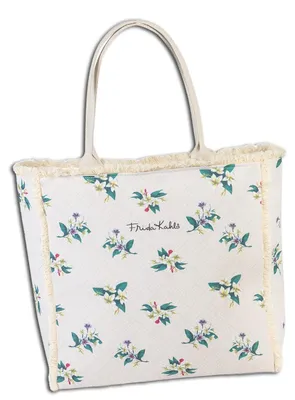 Image de Frida Kahlo Canvas sac anse nature vert foncé OTI800I
