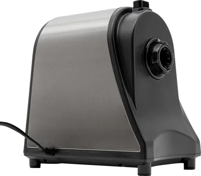 A product shot of an electric grater/shredder on a white background.