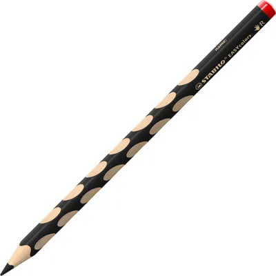 Produktbild von STABILO Ergonomischer Buntstift für Rechtshänder - EASYcolors - Einzelstift - schwarz schwarz