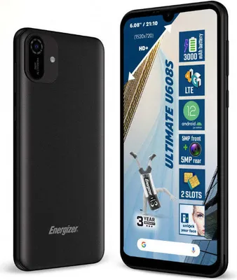 Produktbild von Energizer Ultimate U608S - smartfon 2GB RAM 32GB 6.08" 4G Dual Sim EU (czarny)