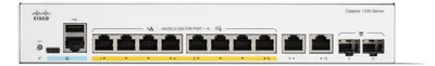 Zdjęcie produktu dla Cisco Catalyst 1300, Zarządzany, L2, Gigabit Ethernet (10/100/1000), Obsługa PoE, Możliwości montowania w stelażu