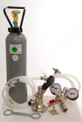Obrázok produktu pre Príslušenstvo balíček 2 s košíkom montáž, 7 mm! Pivo hadice a 2,0 kg CO2 na 1-kanálové nápojové zásobníky