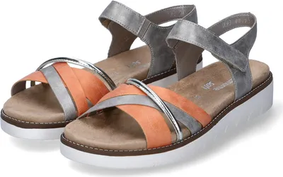 Produktbild von Remonte Damen Sandalen/ Sandaletten/ Riemchensandaletten Bronze Kunstleder Größe: 40