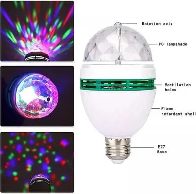 Zdjęcie produktu dla żarówka LED DISCO Projektor dyskotekowy z wtyczką 1002