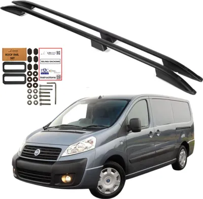 Image de Dachreling FIAT SCUDO CITOREN JUMPY PEUGEOT EXPERT L1 2006-2017 SCHWARZ
