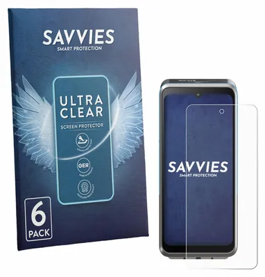 Produktbild von 6x Für ingenico Axium DX8 Schutzfolie Savvies Displayschutz Display Schutz Folie Klar Transparent
