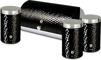 Zdjęcie produktu dla BERLINGERHAUS zestaw 4 pojemników na pieczywo i żywność Primal Gloss Collection BH-6735