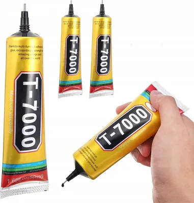 Imagen del producto de Pegamento Universal T-7000 15ml – Alta Precisión y Durabilidad | 3 Tubos | Para Electrónica y Manualidades