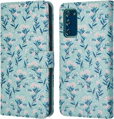 Obrázok produktu pre imoshion Designová knižnica pre Samsung Galaxy S20 FE - Blue Flowers