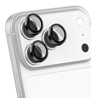 Produktbild von Blue Star, Kameraschutz für iPhone 17 Pro / 17 Pro Max mit Applikator, Schwarz / Transparent