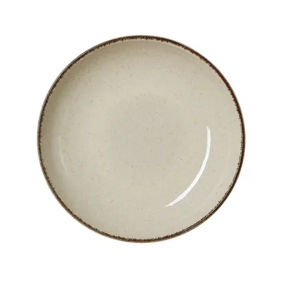 Produktbild von 6x Tiefe Teller 21 cm SMILLA Sand / beige