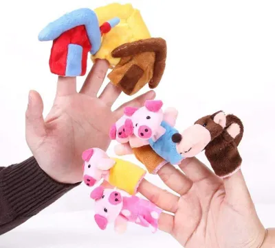 Immagine prodotto di Set di 10 simpatiche marionette a forma di dito per bambini