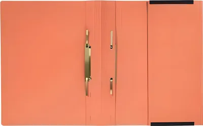 Produktbild von QConnect Kanzleihefter A gefalzt Linksheftung 2 Abheftvor. orange