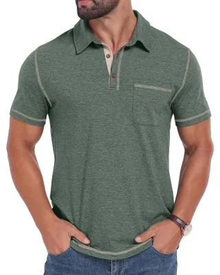 Productafbeelding van Polo Shirt voor Heren Korte Mouwen Casual van Katoen