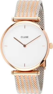 Produktbild von Cluse CL61003 Damen-Armbanduhr, Roségold-Gehäuse, Metall-Armband