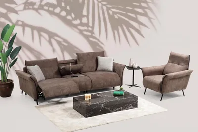 Produktbild von Set Wohnzimmer Sofa Couch Designer Modern Sofagarnitur Luxus Sessel Neu