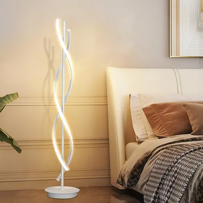 Obrázek produktu pro Stmívatelná LED stojací lampa se spirálovým designem