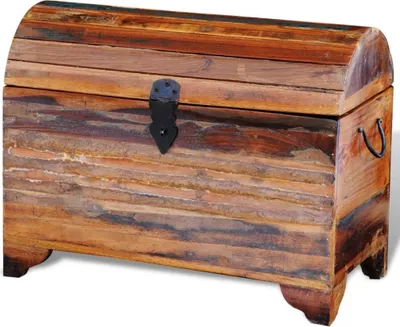 Immagine prodotto di Cassa di Stoccaggio in Legno Massello di Recupero