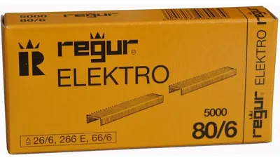 Produktbild von Heftklammern Regur 80/6 VE=5000 Stück