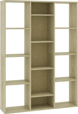 Produktbild von Raumteiler/Bücherregal Sonoma-Eiche 100x24x140 cm Holzwerkstoff
