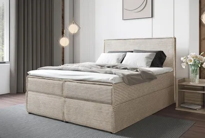 Produktbild von B&B Home Boxspringbett TiliaII 180x200 cm – mit Bettkasten