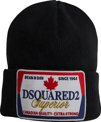 Zdjęcie produktu dla Dsquared2 Superior Logo Czapka zimowa czarny uni