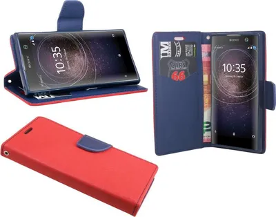 Image de Sony Xperia XA2 Ultra Housse Etui Flip Case Smartphone Housse de protection rouge