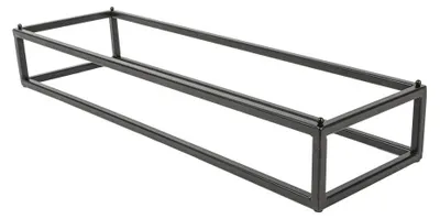 Buffetständer für Tablets, Metall, schwarz, 53 x 16,2 x 8 cm