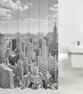 Produktbild von SANILO® Duschvorhang Skyline New York 180 x 200 cm