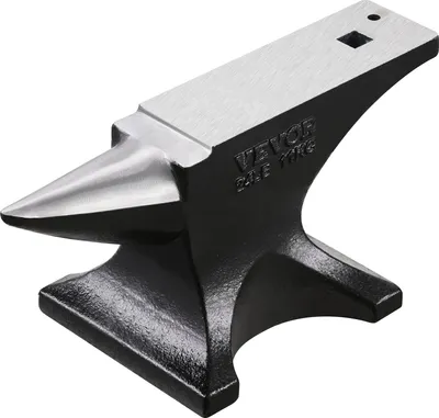 Produktbild von Einzelhorn-Amboss 11,5kg Gussstahl Amboss Runder Horn-Amboss Schmiede