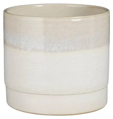 Obrázok produktu pre Sľudové dekorácie Olof Blumentopf - H22 x Ø22 cm - Terrakotta - Creme