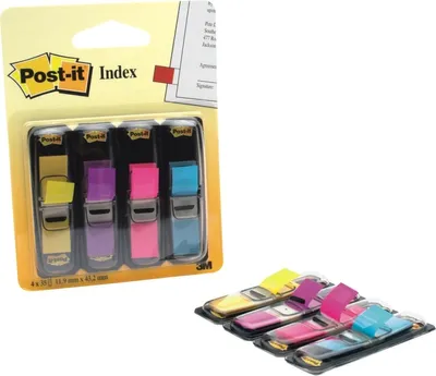 Obrázok produktu pre Post-it-INDEXTABS 3M Post-It 683 11,9x43,2 mm 4 farby | 140 kusov | 6 kusov
