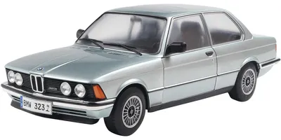 Image de BMW E21 323i, couleur argent, échelle 1:18, année 1980