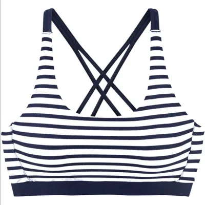 Produktbild von Venice Beach Bustier-Top marine-weiss gestreift 36