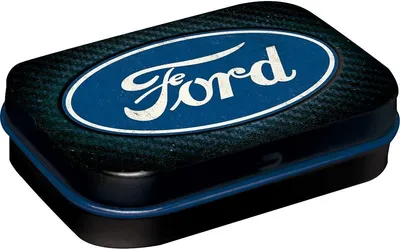 Produktbild von Nostalgic-Art - Pillendose - Ford - Ford Logo Blue Shine