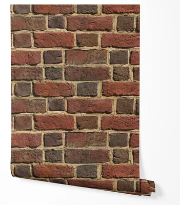 Produktbild von Selbstklebende Tapete Möbelfolie Backsteinoptik Rot Braun Ziegelwand Vintage Loft 3D Effekt Wandtapete Wohnzimmer Schlafzimmer Küche Flur Industrial Design 5m x 0,5m