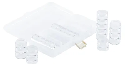 Produktbild von Aufbewahrungsbox mit 25 transparenten Schalen