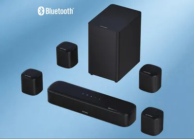 Image de Système de barre de son – Barre de son surround 7.1 avec Dolby Atmos – Haut-parleurs arrière sans fil et caisson de basses