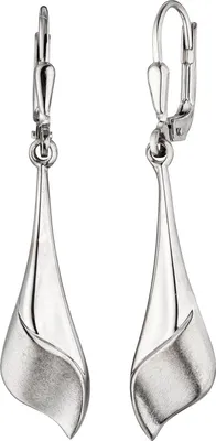 Produktbild von JOBO Boutons 925 Sterling Silber mattiert Ohrringe Ohrhänger Silberohrringe
