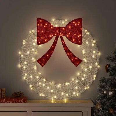 Immagine prodotto di vidaXL Ghirlanda con 60 LED bianco caldo 76 x 76 x 8,5 cm Acrilico