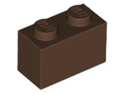 Image de Lego® 250 pièces 3004 Brick 1x2 Part Basic Bricks 250 Brown