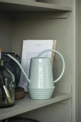 Produktbild von Landhaus Gießkanne VELEDA aus Metall, hellgrün, Country Stil, 0,95 L