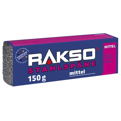 Produktbild von RAKSO Stahlspäne Banderole Sorte Mittel 1 x 200g
