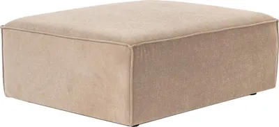 Produktbild von Hanah Home, Sora Pouffe - Cappucino, Sitzpuff, 100 % Hainbuche, Cappuccino, 80 x 100 x 45 cm