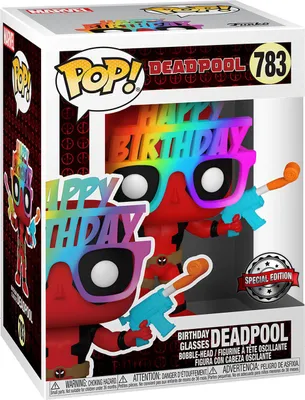 Produktbild von Deadpool - Birthday Glasses Deadpool 783 Special Edition - Funko Pop!