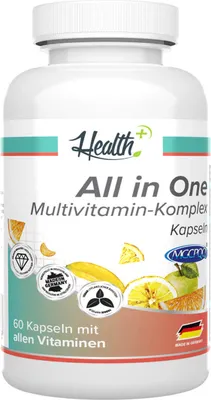 Produktbild von HEALTH+ ALL IN ONE Multivitamin Komplex, 60 Kapseln