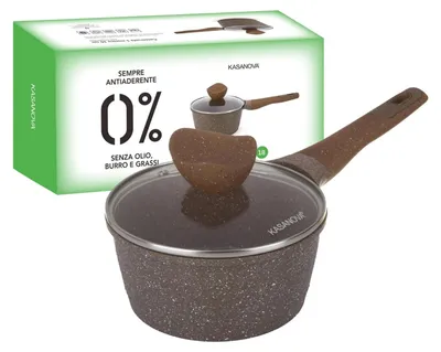 Auflaufform 18 cm, antihaftbeschichtet, 1 Liter, Alu, mit Deckel