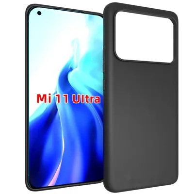 Zdjęcie produktu dla Futerał silikonowy Soft Case do Xiaomi Mi 11 Ultra - Czarny KP10337
