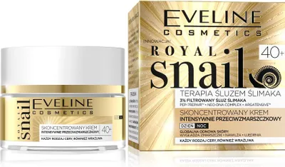 Immagine prodotto di Eveline_Royal Snail 40+ Terapia Del Muco Di Lumaca Crema Concentrata Antirughe Giorno E Notte 50Ml